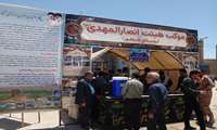 برپایی موکب آموزش فنی و حرفه ای بافق به مناسبت ولادت امام رضا (ع)